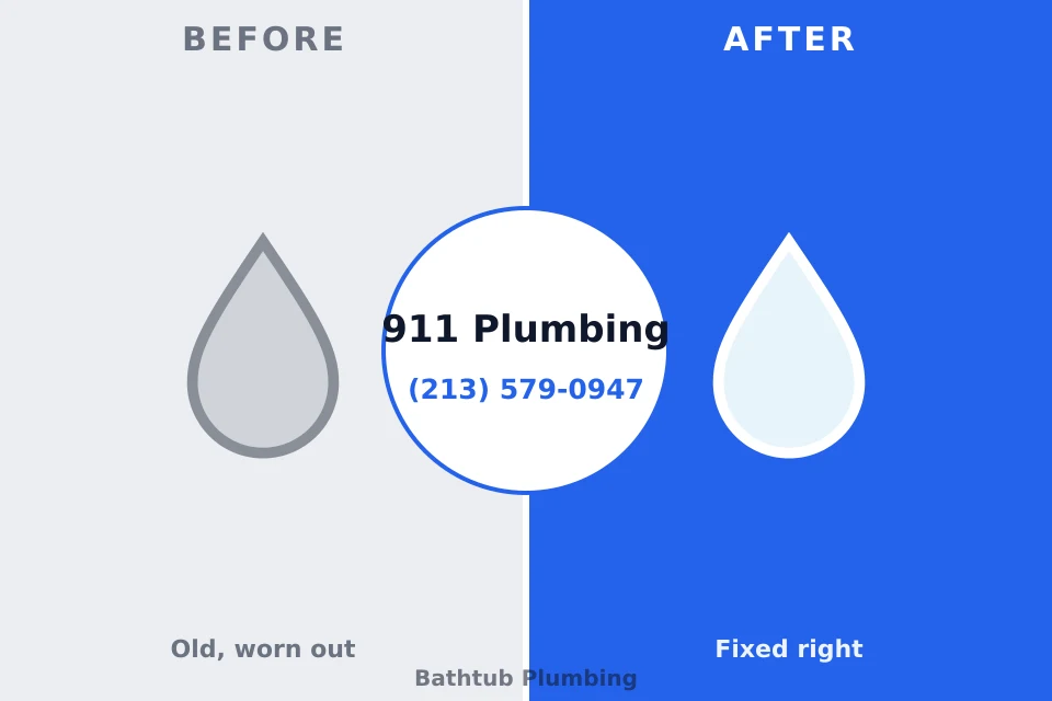 Before and after: plumbing repair East Syracuse, NY